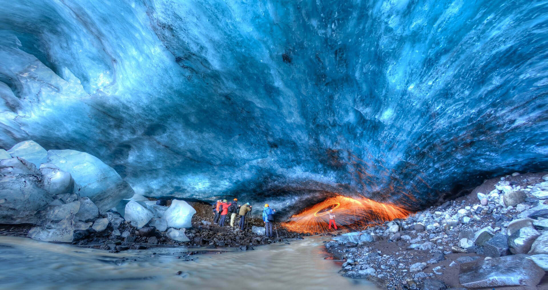 The Official Ice Cave Season in November to March.
